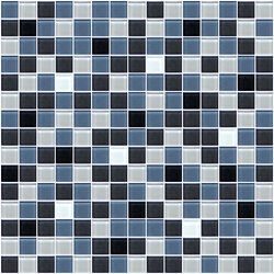 COTTO โมเสค กลาส เบลนด์ 05 ดำ(06S)(12x12) GA (จำนวน 1 แผ่น)