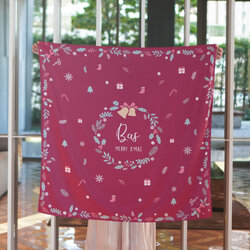 ผ้าพันคอ ลาย Christmas - Red