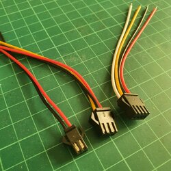 SM2.54 4P (male) 100mm Connector