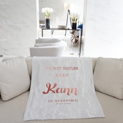 ผ้าห่มเด็ก ลายหินอ่อนสีเทา - Copper