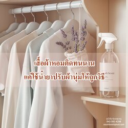 เสื้อผ้าหอมติดทนนาน แค่ใช้น้ำยาปรับผ้านุ่มให้ถูกวิธี