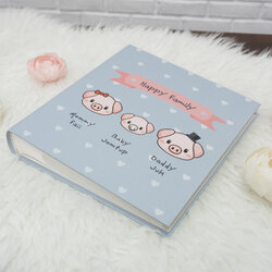 อัลบั้มสั่งทำใส่ชื่อ ลายครอบครัวหมู - Piggy's Family