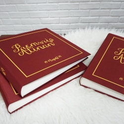 สมุดเซ็น สมุดอวยพร ขนาด 80 หน้า แบบสั่งทำใส่โลโก้