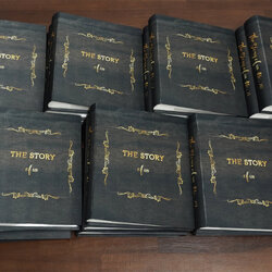 อัลบั้มสั่งทำใส่ชื่อ ลายไม้ แบบมีกรอบ - Wood with frame