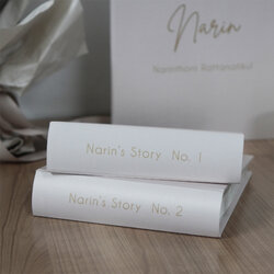 อัลบั้มสั่งทำใส่ชื่อ ลาย Minimal - Beige