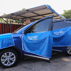 T5-001 Car fender work mat cover set