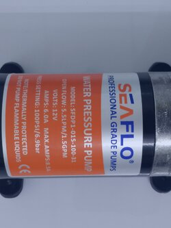 ปั๊มน้ำ 12V/6A/100PSI