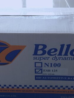 แบตเตอรี่ DC ESB125-12V125Ah