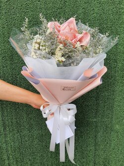 ช่อธนบัตรมูลค่าเงิน700฿ &ดอกไม้อบแห้ง