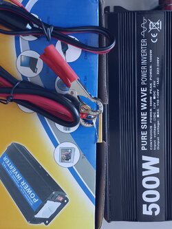 Pure Sine Wave Inverter 500W/12V/220-240V