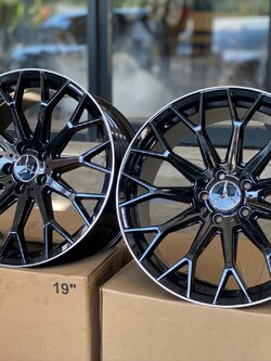 ล้อใหม่แต่งเบนซ์ black edistion หน้าหนักเบา แข็งแรง