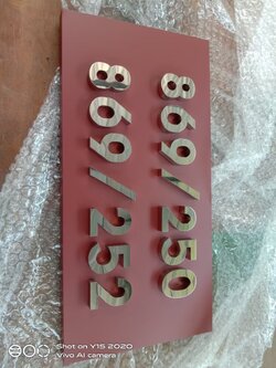 งานป้ายบ้านเลขที่ 869/250 869/252