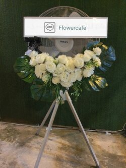 พวงหรีดพัดลมอุตสาหกรรม ขนาดใหญ่