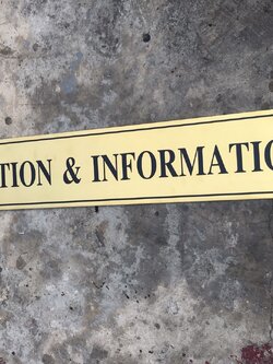 ป้ายทองเหลืองกัดกรด - Reception