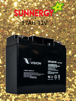 แบตเตอรี่ DEEP CYCLE 17AH 12V