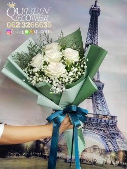 ช่อดอกกุหลาบอังกฤษ ร้านดอกไม้ศาลายา นครปฐม