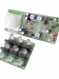 FutureKit FK517 PIR เสียงติ่ง-ต่อง ตรวจจับการเคลื่อนไหว เปิดไฟอัตโนมัติ 9 LED (SMD)