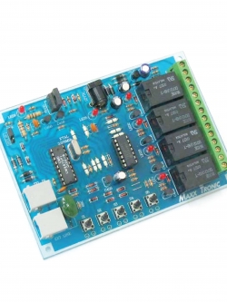 MaxxTronic MXA020 วงจรสวิตซ์สั่งงานทางโทรศัพท์ 4 ช่อง