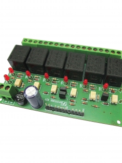 MICROBOT KIT MB602 รีเลย์การ์ด 6 ช่อง