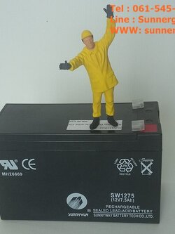 แบตเตอรี่ขนาด 33 Ah 12V ชนิด Deep Cycle - AGM