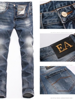 001013 ยีนส์ Ajaz James Style Armani Italy New Summer 2019 Jeans Denim Slim feet Size 28-38