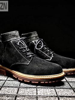 01055 รองเท้าบูท LZDZN Martin Boots Shoes high สไตล์วินเทจ [ชาย/หญิง] Size 38-44