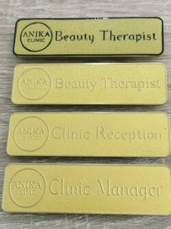 #งานป้ายกัดกรดไทเทเนียมทองเหลือง