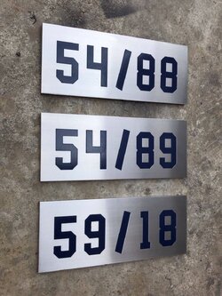 ป้ายสแตนเลสกัดกรด - ป้ายบ้านเลขที่