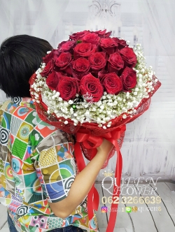 ช่อดอกไม้ร้านดอกไม้ศาลายา นครปฐม