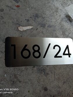 ป้ายสแตนเลสกัดกรด - ป้ายบ้านเลขที่