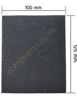 ฟองน้ำกระดาษทราย 125x100x12