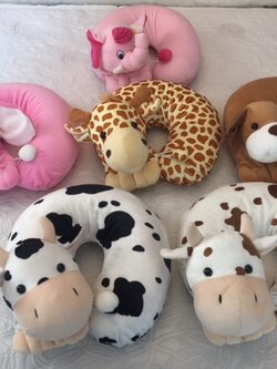 หมอนรองคอยางพาราตุ๊กตา