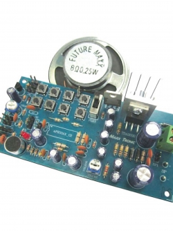 MaxxTronic MXA113 บันทึกเสียง 680 วินาที 8 ข้อความ พร้อมขยายเสียง 8 วัตต์