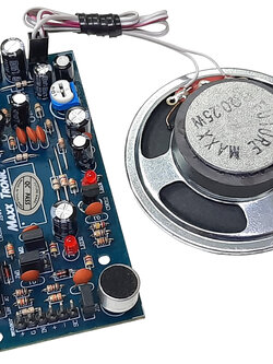 Maxxtronic MXA139 บันทึกเสียง 680 วินาที 5 วัตต์ ต่อเซ็นเซอร์ได้