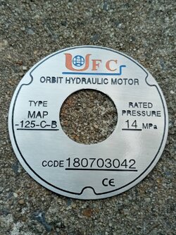 ป้ายเนมเพลท แบบวงแหวน โลหะกัดกรด - UFC