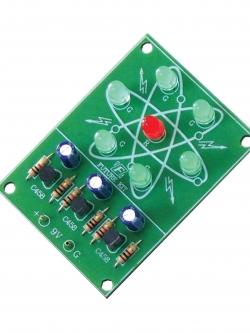 FutureKit FK150 วงจรไฟวิ่งรูปอะตอม LED 7 ดวง