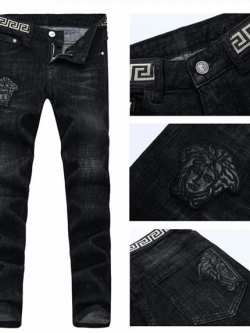 001002 ยีนส์ Ajaz James Style Versace Italy New Summer 2019 Jeans Denim Slim feet Size 28-38