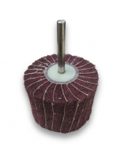 ลูกขัดสก๊อตไบร์ทสลับผ้าทรายมีแกน