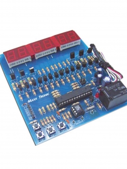 MaxxTronic MXA073 นาฬิกาจับเวลาขึ้น-ลงเพื่อการแข่งขัน และอุณหภูมิ 6 หลัก