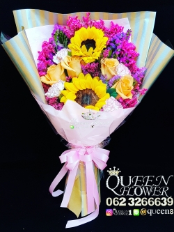 ช่อดอกทานตะวัน