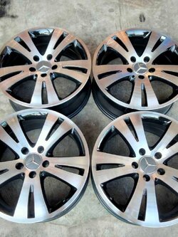 ล้อเบนซ์แท้ w204 17" 5ก้านคู่