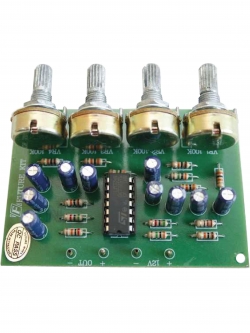 FutureKit FK652 ปรีไมค์มิกเซอร์ 3 ช่อง ระบบไอซี 4 วอลลุ่ม