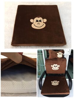 เบาะรองนั่งยางพาราหนา 2 นิ้ว+แถมฟรีปลอกเบาะเพิ่ม 1 ชิ้นทันที!!!