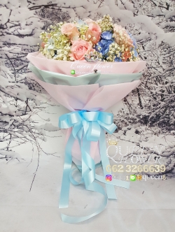 ช่อดอกไม้ควีนฟลาวเวอร์ ร้านดอกไม้ศาลายา