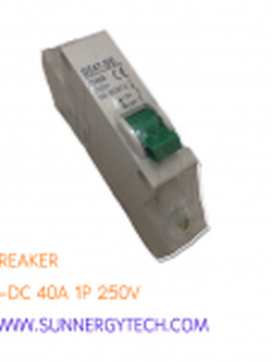 Beaker แบบ MCB_S-DC ขนาด 40A 250V 1P