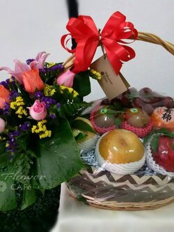 กระเช้าผลไม้นอก