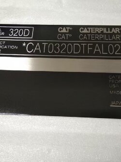 ป้ายสแตนเลส เนมเพลทกัดกรด รมดำ -ป้ายเนมเพลทติดเครื่องจักร