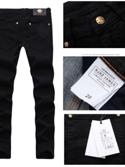 001000 ยีนส์ Ajaz James Style Versace Italy New Summer 2019 Jeans Denim Slim feet Size 28-38