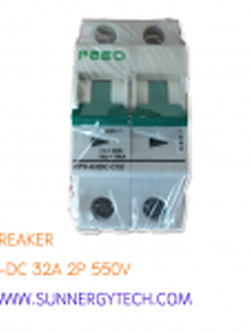 Beaker แบบ MCB_F-DC ขนาด 16A 250V 2P