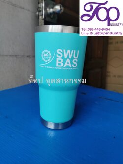 แก้วเก็บความเย็น แก้วเยติ แก้วสกรีน1สี1จุด